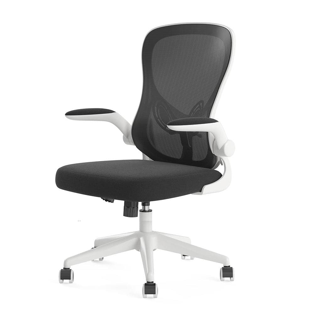 White ergonomic deals task chair