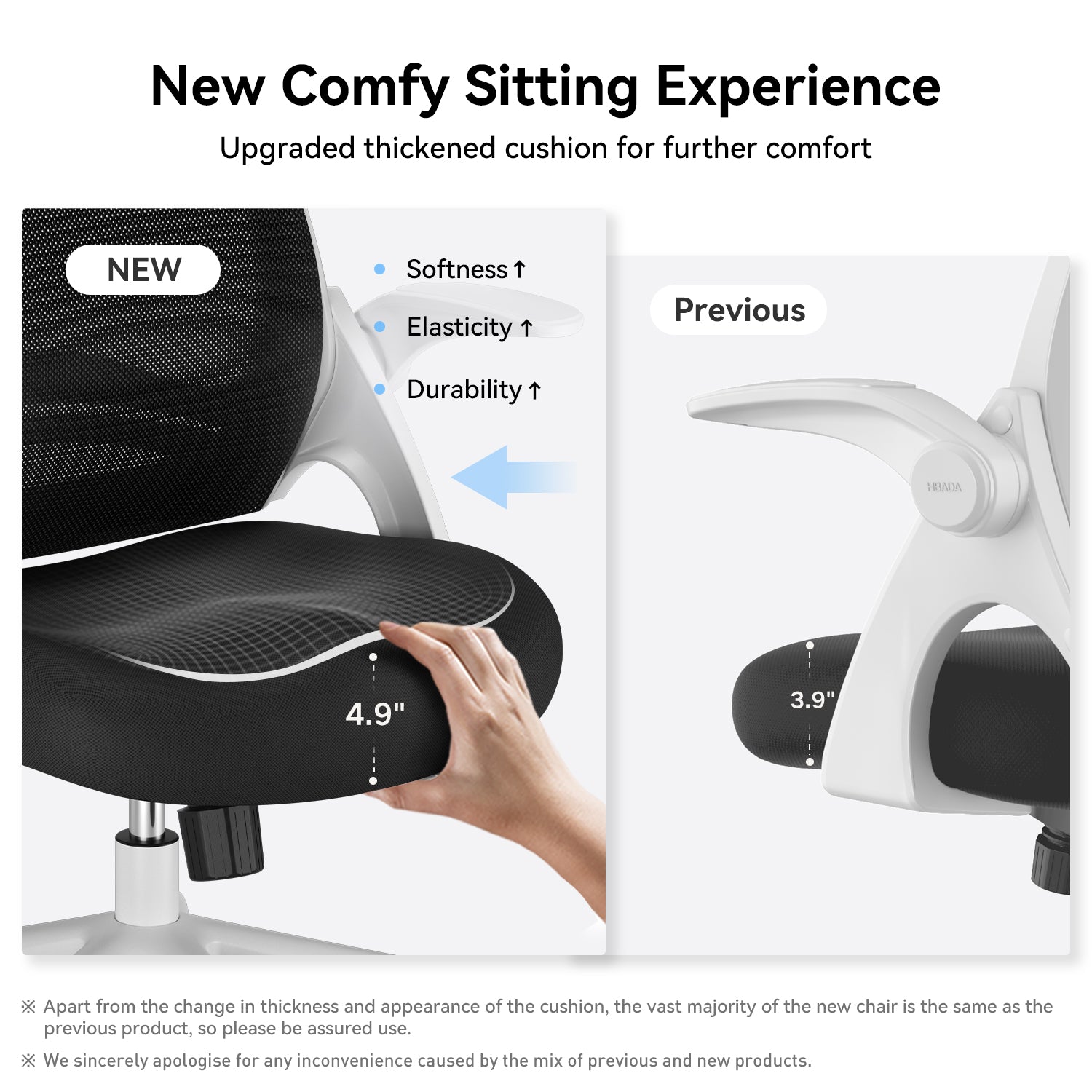 White comfy deals chair for desk