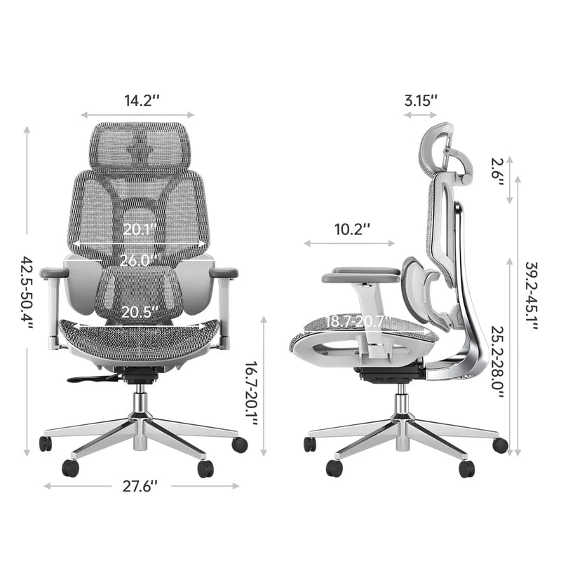 HBADA E3 Air Ergonomic Office Chair without Footrest