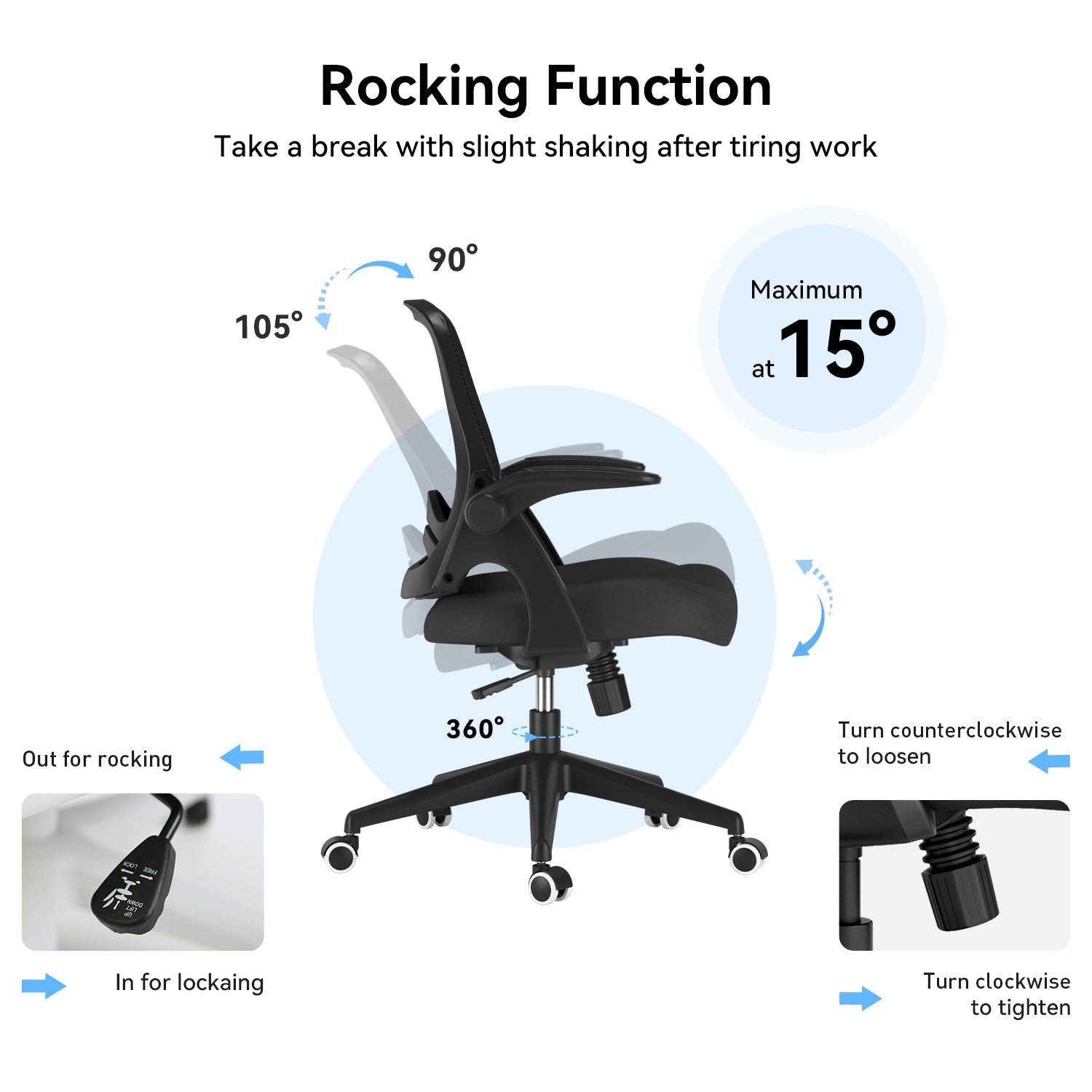 HBADA Penguin-inspired Office Chair-J1