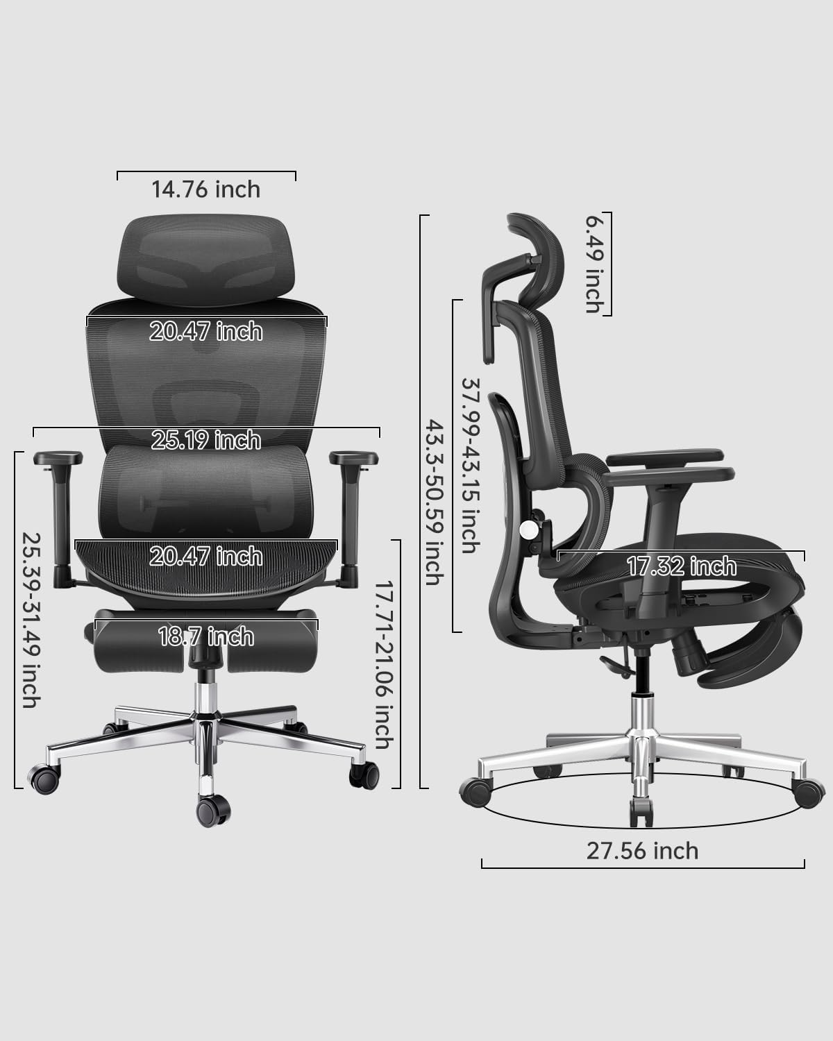 Hbada E2 Ergonomic Office Chair