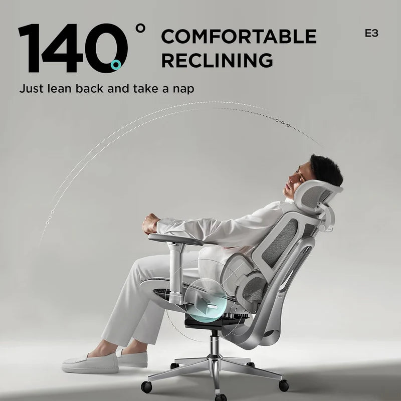 HBADA E3 Air Ergonomic Office Chair without Footrest