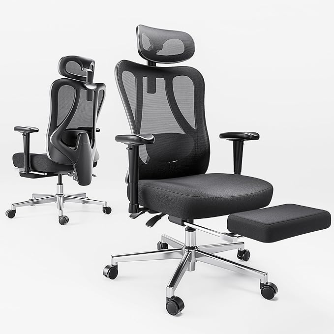 HBADA Ergonomic Office Chair, Desk Chair with footrest,P3 Series