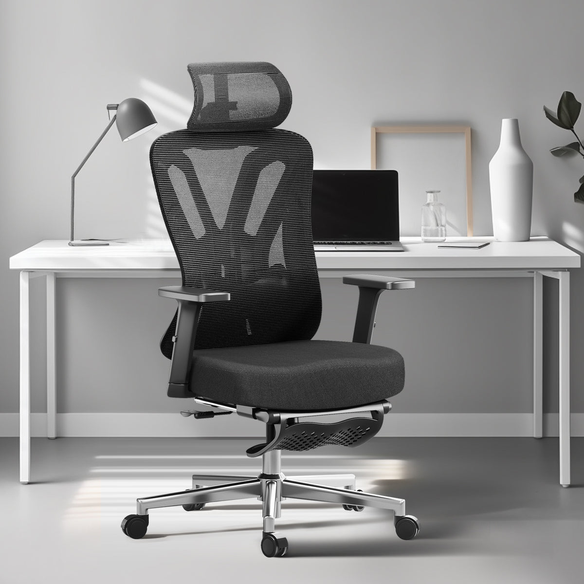 HBADA P5 Ergonomic Office Chair with Footrest
